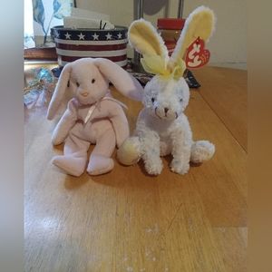 Easter bunny ty beanie babies